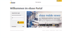 Desktop Screenshot of fb-testportal.ebase.com
